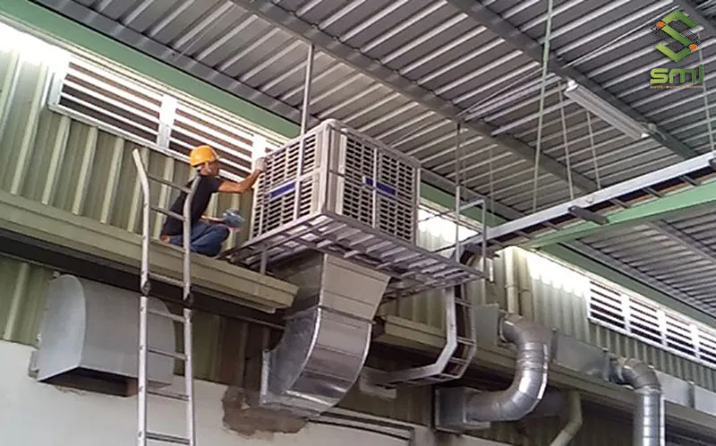 Sai góc cánh quạt làm giảm áp suất gió