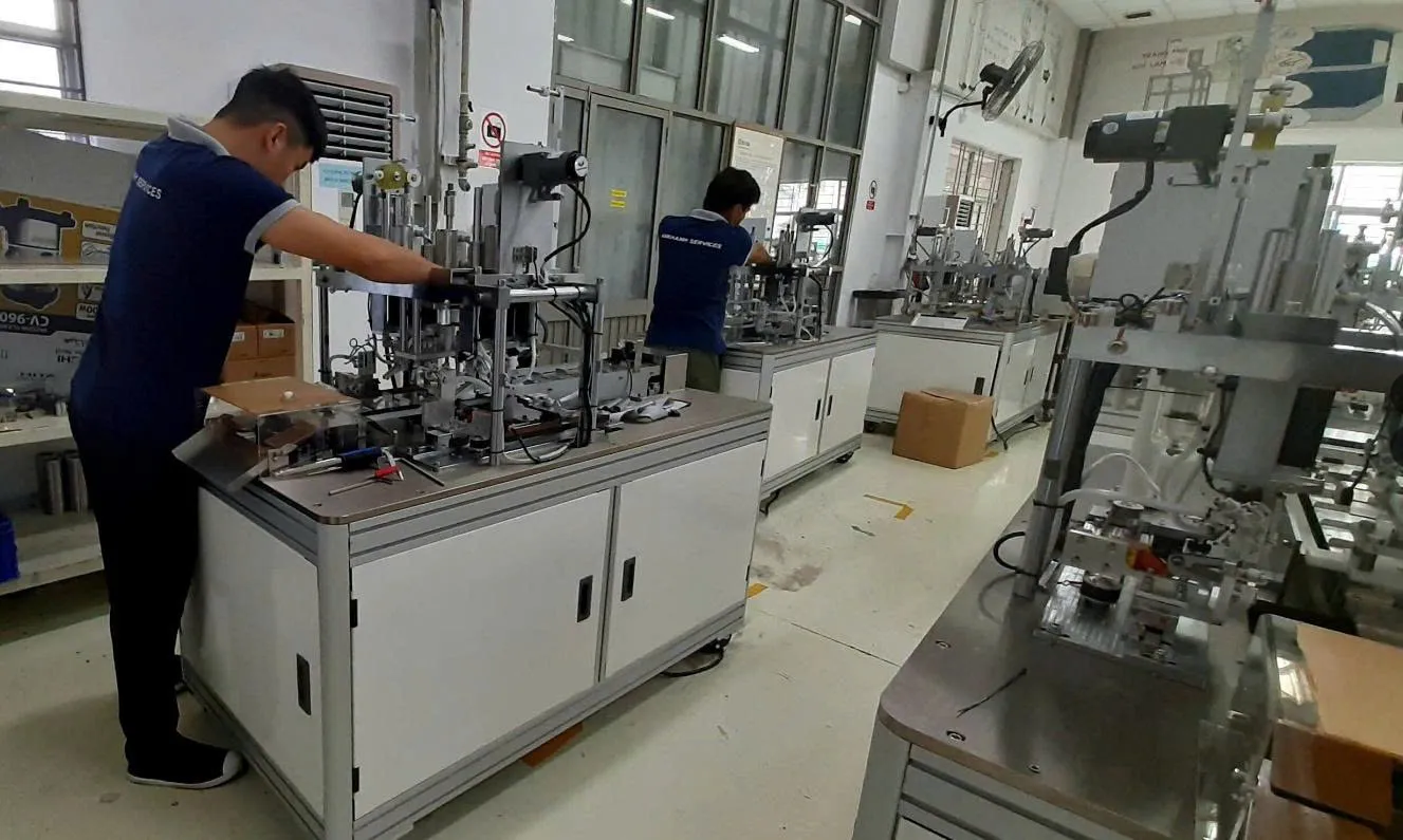 Máy tự động ngành ô tô xe máy: Thiết bị phụ trợ theo yêu cầu